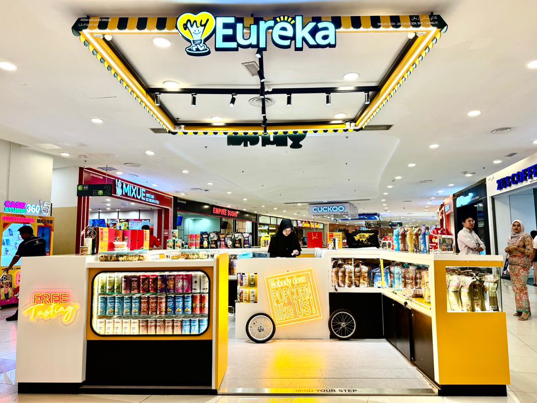Snacking Happily with Eureka! Now Opening.